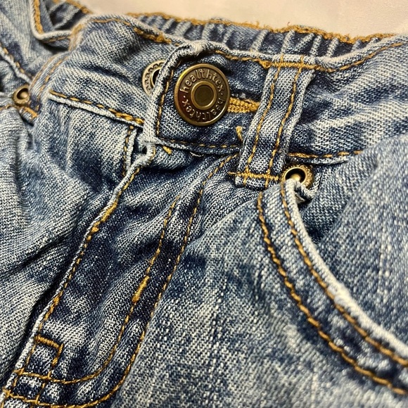 Fleece Lined Healthtex 24 Month Red Blue Jeans PRELOVED Wear shown in photos - Picture 11 of 13
